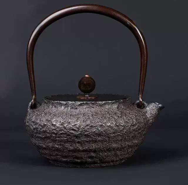 日本原装进口高档老铁壶纯手工无涂层砂铁壶大平口丸形茶壶-Taobao Vietnam