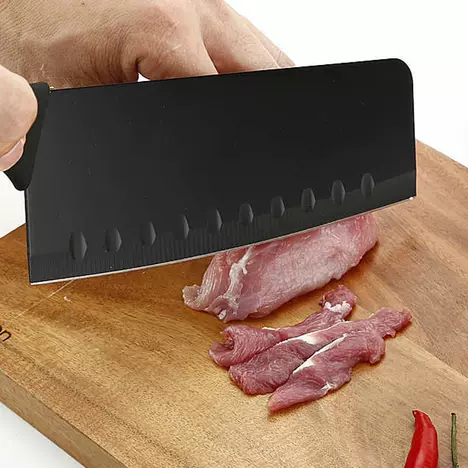 德国黑钢刀套装厨房不锈钢菜刀水果刀厨师刀削皮器菜板套装组合