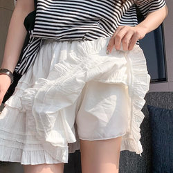 Plus Size White Puffy Short Skirt for Women, Spring and Autumn 2026 New High-Waisted Hip-Hugging A-Line Cake Skirt Trendy