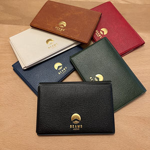 
Spot BEAMS JAPAN x HIGHTIDE Classic Mount Fuji leather business card holder card bag made in Japan