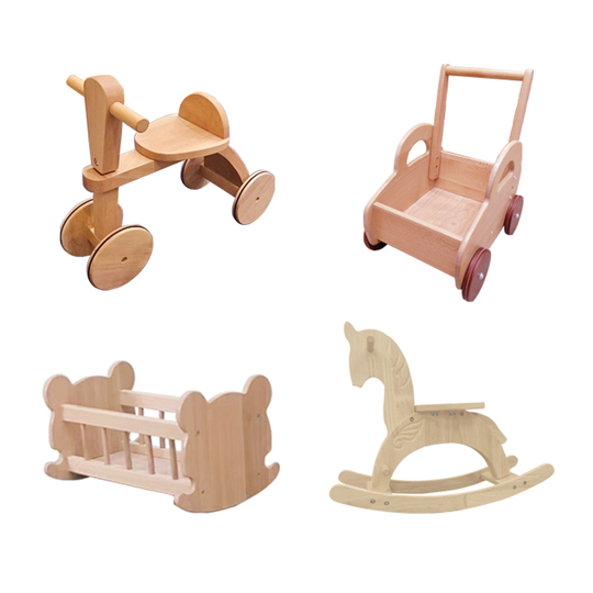 Andador Bebes 1 Año Madera Andador De Madera Para Bebé Con Cubos