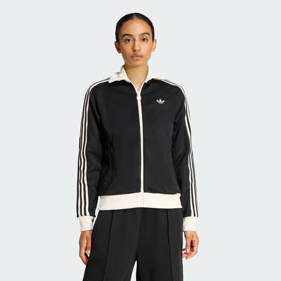 
adidas CLASSIC TRACK clover funnel collar sports jacket KD7969