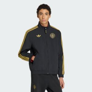 
Adidas Clover New Year's Football Casual Culture Reversible Stand Collar Jacket JM5561