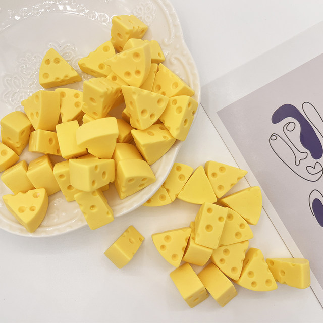diy simulated food toy cheese resin accessories simulated cheese cream glue diy mobile phone case hairpin water cup material