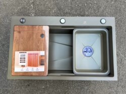 Single Basin Sink Nano Sus304 Stainless Steel Dishwashing Basin Kitchen Handmade Large Single Sink Household Thickened Dishwashing Basin