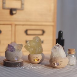 A Drawer Filled with Handmade Cute Crystal Raw Stone Small Beads, Wide-Scented Stone Aromatherapy Decorative Ornaments, New Year's Gift