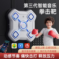 Children's Music Boxing Machine for Home Use, Reaction Training Rhythm Boxing Target, Family Hanging Boxing Toy for Stress Relief