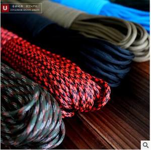 
Military specification 7-core parachute rope, outdoor life-saving rope, mountaineering emergency survival bundle, braided bracelet rope, camping supplies