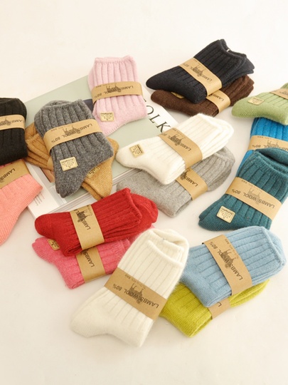 Calze Merino Donna 5 Paia Di Calzini Invernali Super Morbidi In Lana E Cashmere Caldi E Comodi Per N 787615 - Foto 8