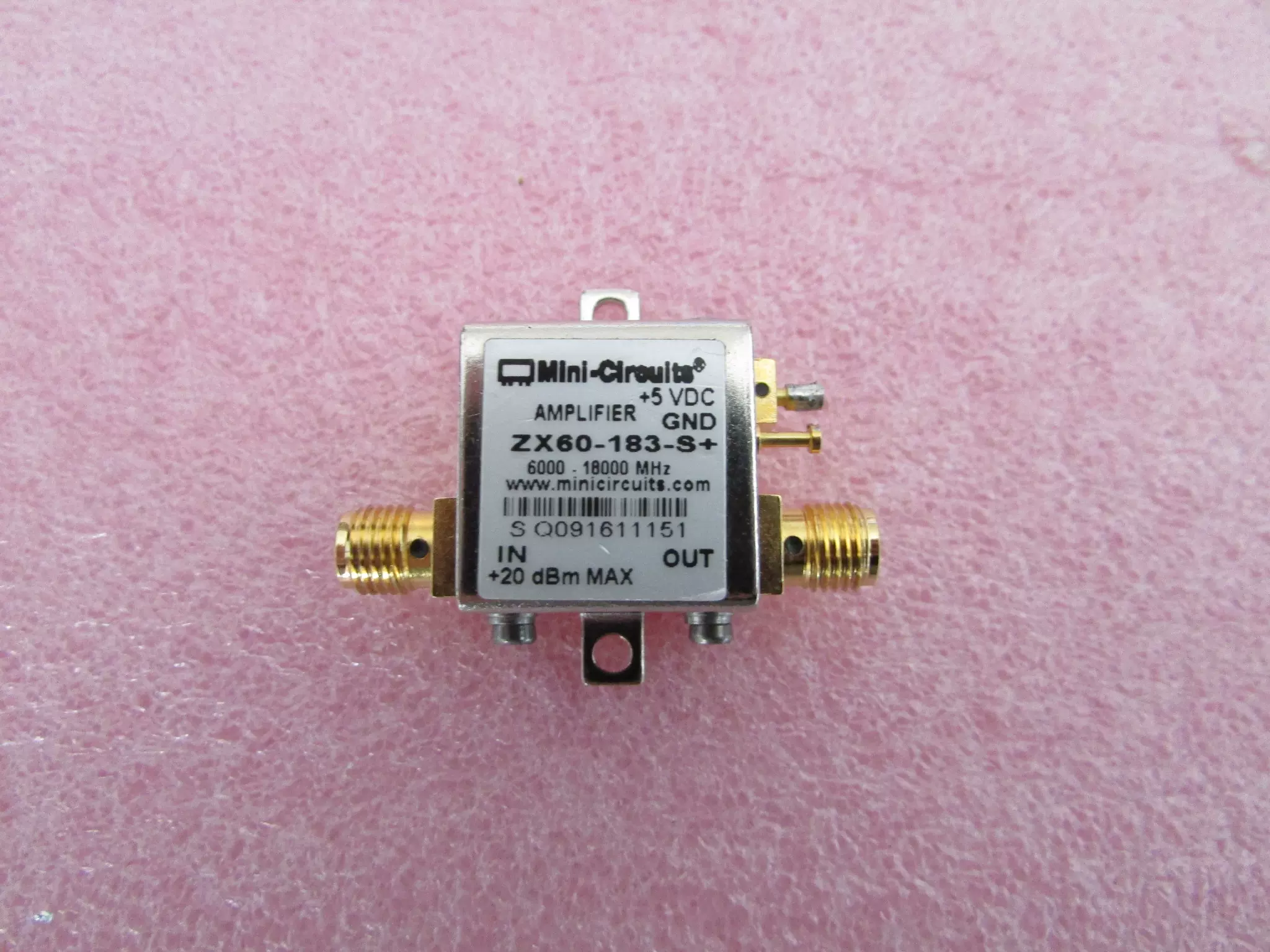 MINI ZX60-183-S+ 6-18GHz 24dB 射频微波超宽带放大器-Taobao