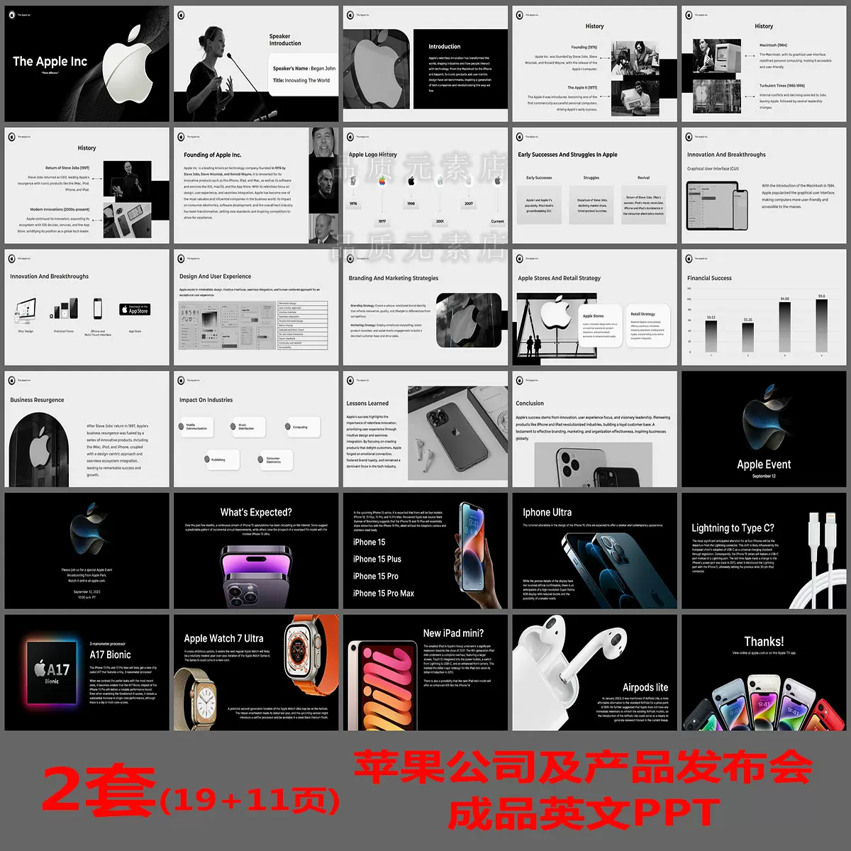 特技狂人主题英文PPT模板好莱坞电影宣传演讲海报介绍素材