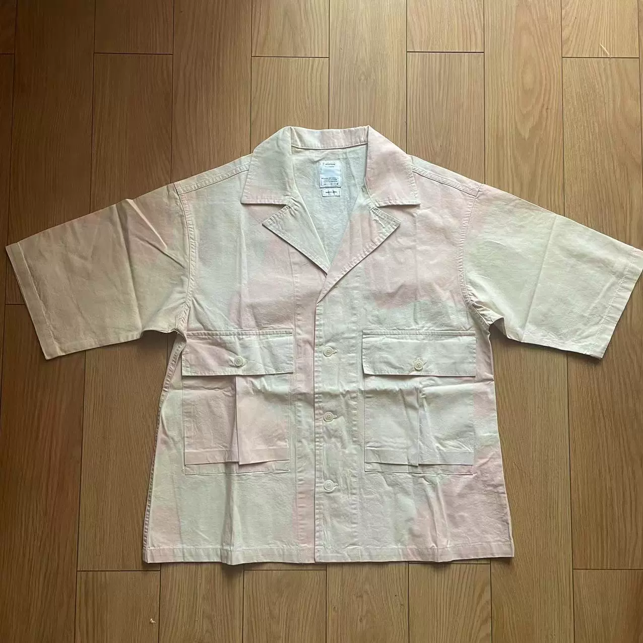 现货】Visvim kofu 21aw Cornet Shirt S/S (W/L) 英军粉迷彩-Taobao