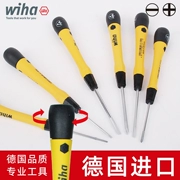 Tua vít chính xác Wiha Weihan của Đức nhập khẩu ESD chống tĩnh điện chéo một chữ hoa mận nhỏ 271P/270P