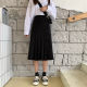 Large -size skirt in the long skirt in the long skirt, a piece of A -line skirt, fat mm, thin women's wild skirt spring and summer