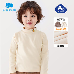 
Liyingfang boys' bottoming shirt autumn and winter baby thermal underwear top with half turtleneck long-sleeved children's T-shirt