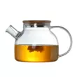 bộ chén trà Ấm thủy tinh pha trà, pha trà, trà thơm hoa quả, nắp tre, chịu nhiệt chống cháy nổ, bộ ấm trà borosilicate cao dùng trong gia đình bo am pha tra bộ ly tách trà Ấm trà - Bộ ấm trà