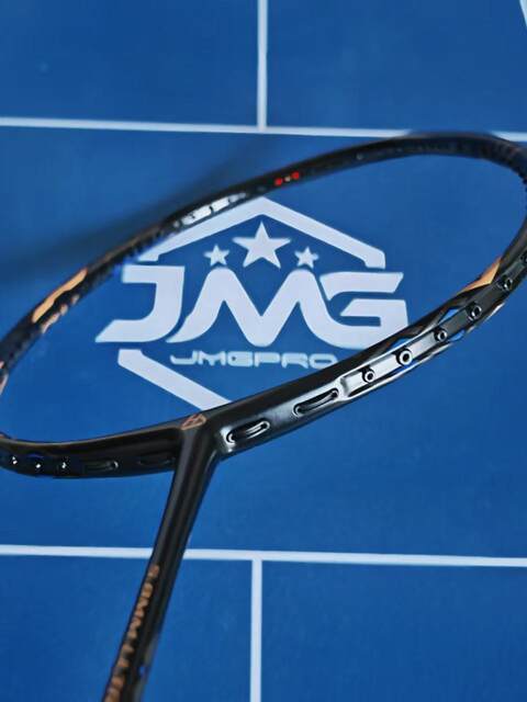 JMG breaks 5.8s badminton racket ultra -fine middle rod elasticity full ...