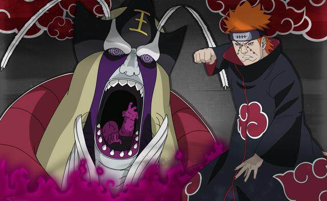 在设定里,长门用轮回天生之术释放那些已经被杀的灵魂,都是从阎王口中