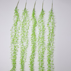 Simulated Wicker Leaves, Simulated Green Plants, Plastic Hanging Plants, Top Vines, Indoor Wall Coverings, Supermarket Decorations