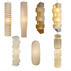Spot Japanese Style Noguchi Yong Akari 31N 32N 33N Rice Paper Lamp Chandelier Staircase Bed and Breakfast Rice Paper Chandelier
