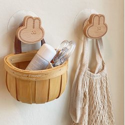 Rabbit wooden hook sticking wooden dual-purpose cartoon