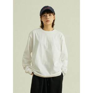 
GoodNorth autumn and winter soft waxy brushed cotton inner bottoming long-sleeved T-shirts for men and women, simple and versatile tops