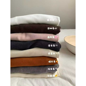 
10.27~Kaman Korean brand MM317 autumn and winter half turtleneck skin-friendly slim fit German velvet bottoming shirt for women all-match tops