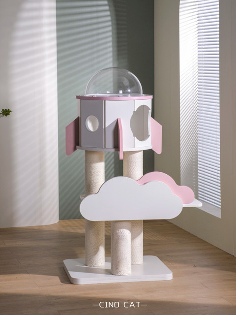 Chinuo cat rocket cat nest cat climbing rack cat tree integrated space ...