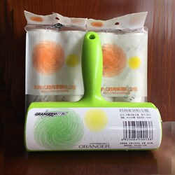 Glenjie 16cm Wide Lint Roller, Tear-Off Dust Removal Paper Roller for Clothes and Garments