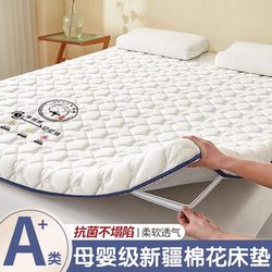 Xinjiang Cotton Mattress Pad, Soft Cushion for Home Use, Student Dormitory Single Bed Cotton Pad, Underbed Protector