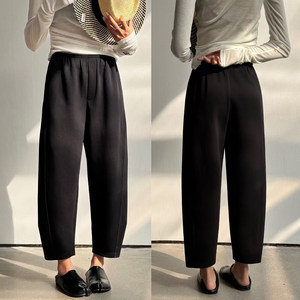 
Tongtongjia~early spring new style stretch Pima cotton harem pants for women, large size, high waist, slimming carrot pants, Jianmei 26005