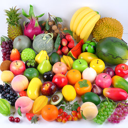 Simulated Fruit Model Plastic Foam Apple Props Children's Vegetable Teaching Toys Banana Ornaments Fake Grape Decoration