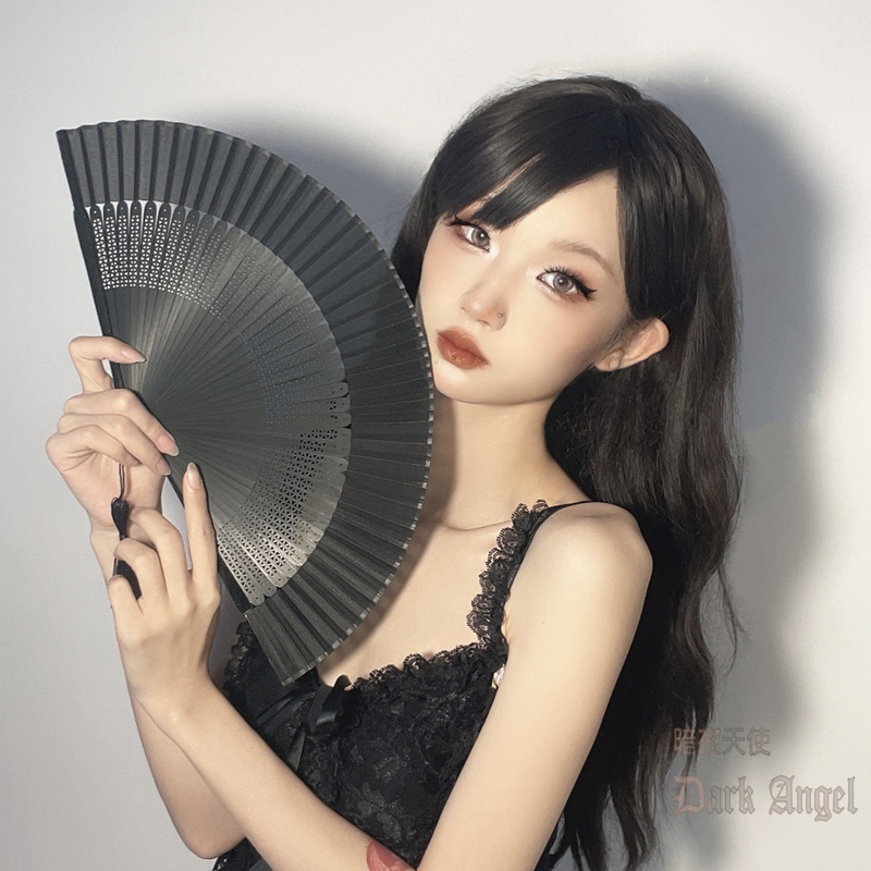 ヴィンテージシルク扇子 レトロ 中国風 日本竹 扇子 ダンス