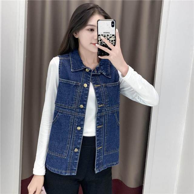 2024 Spring and Autumn Large Size New Korean Style Versatile Waistcoat ...