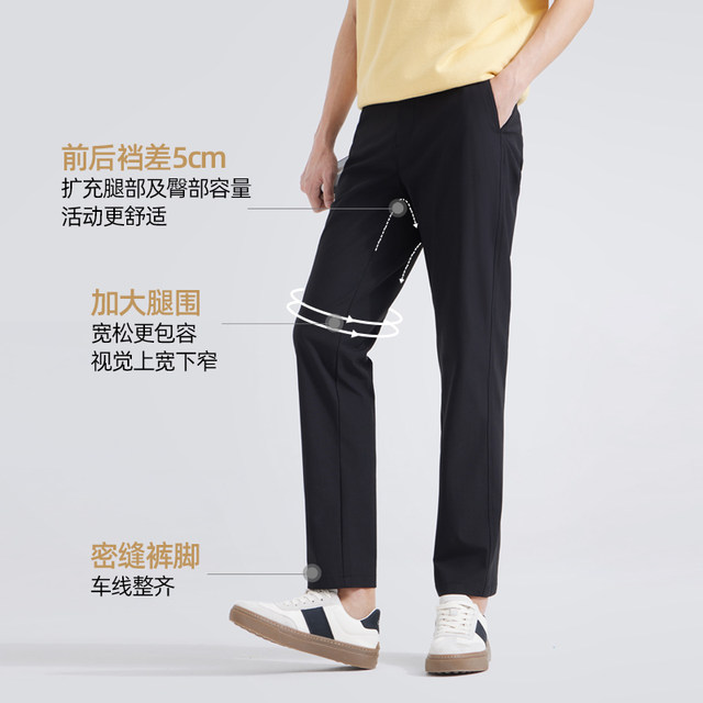 Camel Men's 2024 Summer New Business Casual Suit Pants Men's Straight ...