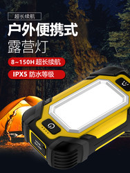 Black Panther Dual-Magnet Work Light, Rechargeable, Ultra-Bright, Long-Lasting, Portable, Suitable for Car Repair, Maintenance, and Emergency Lighting