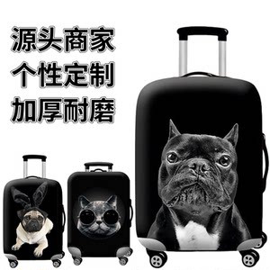 
French Bulldog Dog Animal Elastic Box Case Trolley Case Travel Travel Boarding Luggage Case Protective Cover