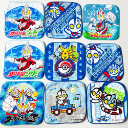 Japanese-Style Cartoon Superhero Small Towel 20cm Small Square Towel Student Face Towel Toddler Handkerchief Soft and Absorbent