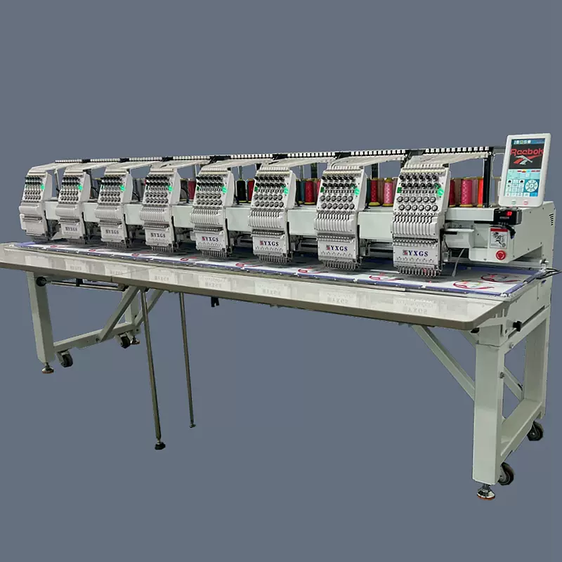 亿萱绣机8头电脑绣花机全自动高速成衣绣帽绣十字绣八头刺绣机器