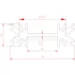 quat tan nhiet cooler master MOS ống tản nhiệt 25*34*12mm IC tản nhiệt triode làm mát tản nhiệt hoa mận tản nhiệt âm thanh sò tản nhiệt Linh kiện tản nhiệt