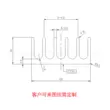 quạt tản nhiệt 40x40 Tản nhiệt nhôm 41*22*10MM đen oxy hóa dải nhiệt chip tản nhiệt nhôm tản nhiệt đế laptop Linh kiện tản nhiệt