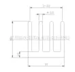 giảm tiếng ồn quạt laptop Tản nhiệt chất lượng cao 10*10*10MM tản nhiệt nhỏ chip định tuyến làm mát khối CPU khối nhôm dẫn nhiệt coolmoon y1 led rgb Linh kiện tản nhiệt