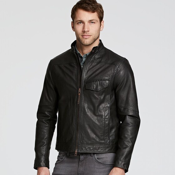 Domestic spot Timberland/Tim Bailan men's classic goatskin coat/leather jacket

