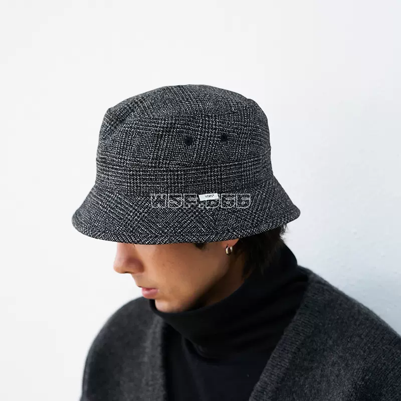 人気の WTAPS 20AW ダブルタップス TWEED WOOL HAT BUCKET ハット