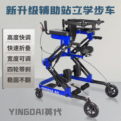 Walking Aid for the Elderly, Stroke and Hemiplegia Rehabilitation Equipment, Adult Walker, Multi-Functional Lower Limb Training Walking and Standing Frame