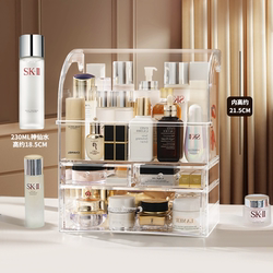 Cosmetic Storage Box Desktop Dust-Proof Dressing Table Skin Care Product Lipstick Storage Rack High-End Transparent Acrylic Box