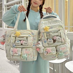 Middle School Student Backpack for Girls, Elementary School Student 2025 New Model, High-Value Backpack, Cute High School Backpack, Campus Backpack