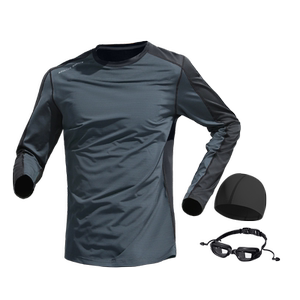 
Swimsuits, men's sun protection, long-sleeved swimsuits, teenagers swimming tops, equipment, new adult surfing and diving suits, quick-drying clothes