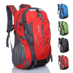 Outdoor Mountaineering Bag 40L Large Capacity Lightweight Travel Backpack Men's and Women's Backpack Waterproof Cycling Bag School Bag