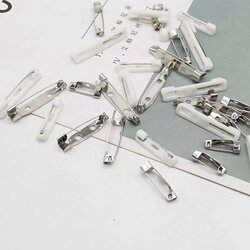 In-Stock School Badge Pin, White Plastic Employee Id Badge, Name Tag, Brooch, Badge, Acrylic Employee Id Badge, Safety